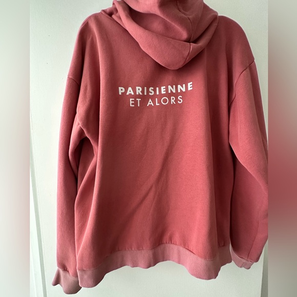 Dusty pink hoodie from French brand - Picture 1 of 2